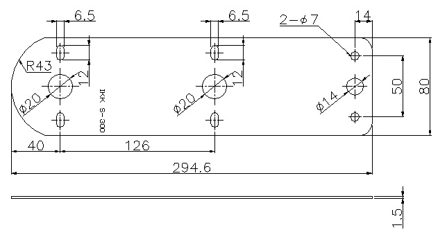 IKK S-300 マーカーステー SUS430 2連｜製品情報｜日本ボデーパーツ工業株式会社