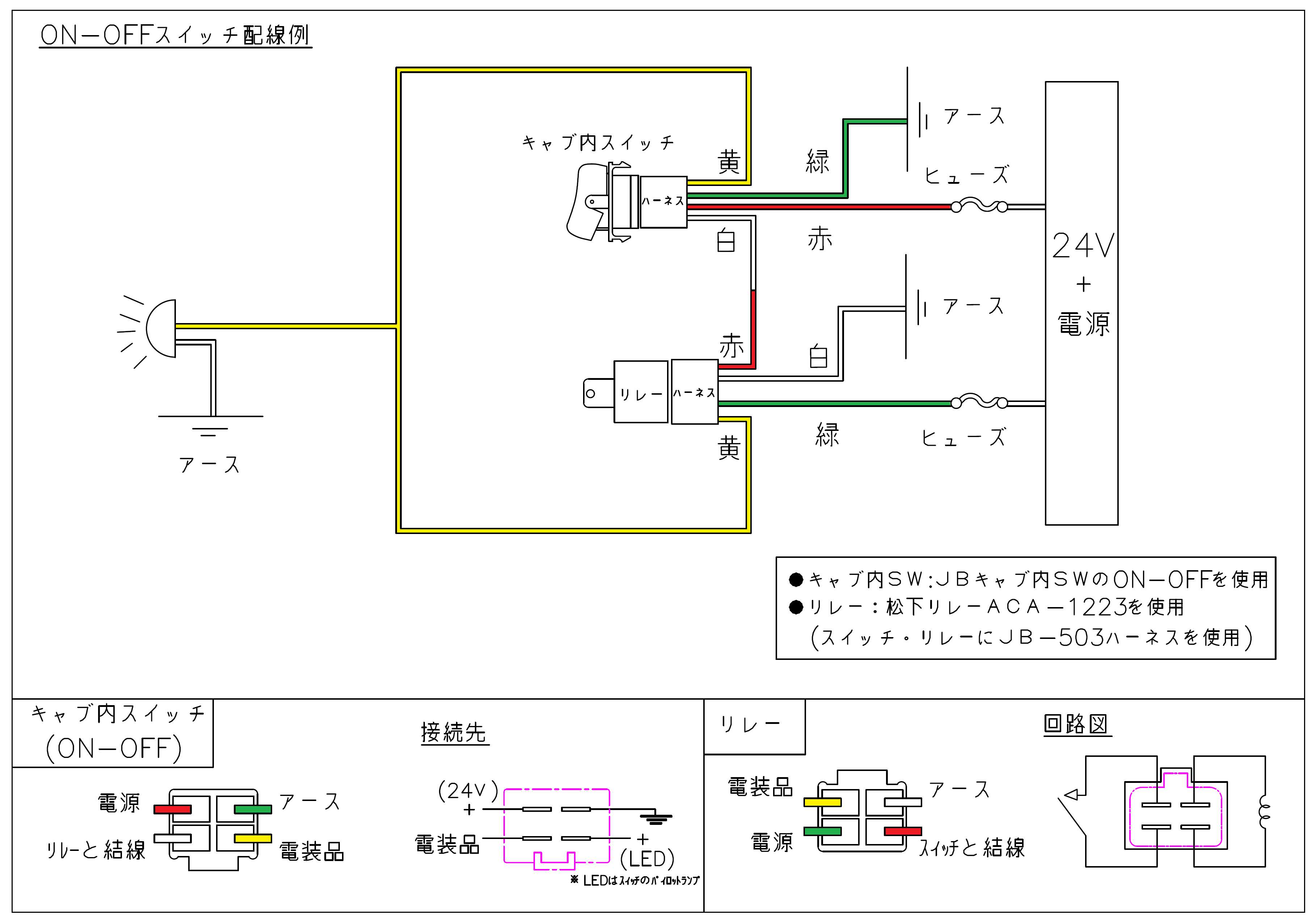 Jb キャブ内スイッチ Jb 57 Ud いすゞ 大型 中型 用 On Off 車高灯 製品情報 日本ボデーパーツ工業株式会社